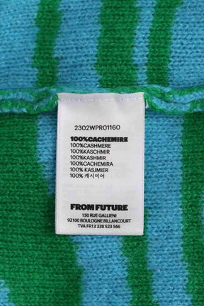 Pull From Future Bleu en Cachemire