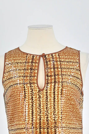 Top sans manche Tory Burch  Marron