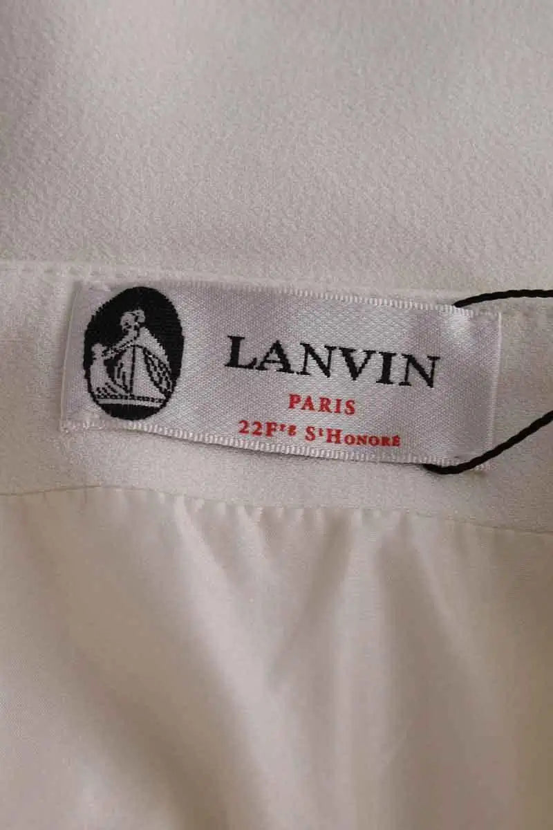 Jupe Lanvin Beige en Synthétique