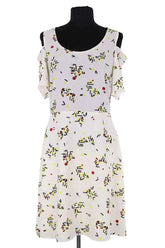 Robe Armani Exchange Blanc en Synthétique, taille M - Seconde Main