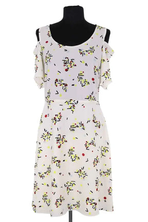 Robe Armani Exchange Blanc en Synthétique, taille M - Seconde Main