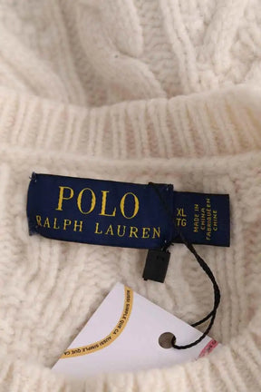 Pull Ralph Lauren Blanc en Laine