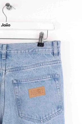 Jean droit Maison Martin Margiela Bleu en Coton