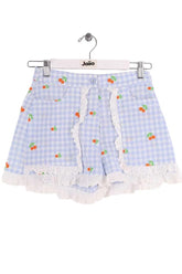 Mini short Manoush Bleu en Coton, taille S - Seconde Main