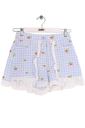 Mini short Manoush Bleu en Coton, taille S - Seconde Main