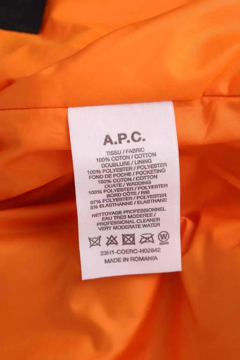 Blouson APC Noir en Synthétique
