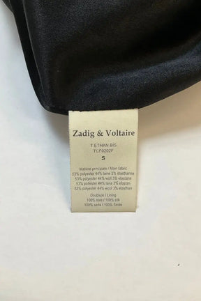 Gilet Zadig & Voltaire Noir en Synthétique