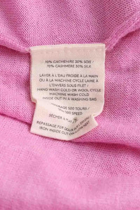 T-shirt Eric Bompard Rose en Cachemire