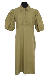 Robe Ba&Sh Kaki en Coton, taille L - Seconde Main