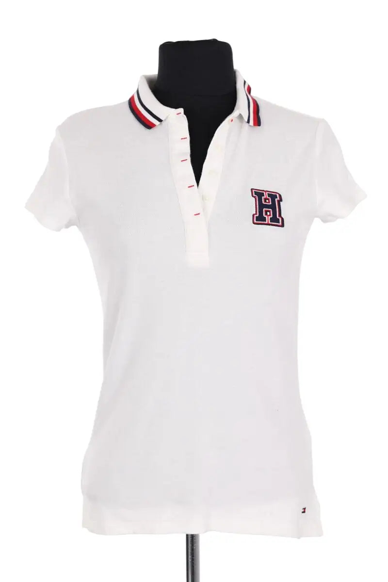 Top Tommy Hilfiger Blanc en Coton, taille XS - Seconde Main