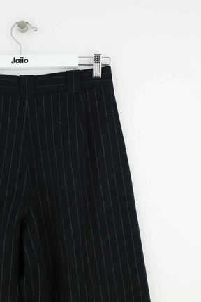 Pantalon large Sézane Bleu en Laine