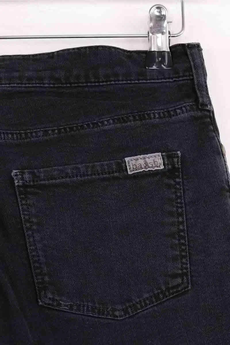 Jean slim Ba&Sh Noir en Coton
