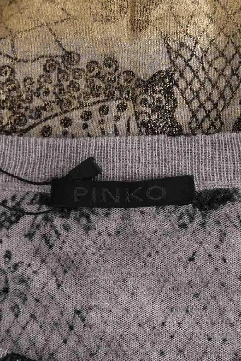 Cardigan Pinko Gris en Viscose