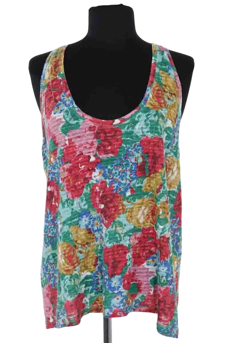 Top sans manche Maje Multicolore en Lin, taille M - Seconde Main