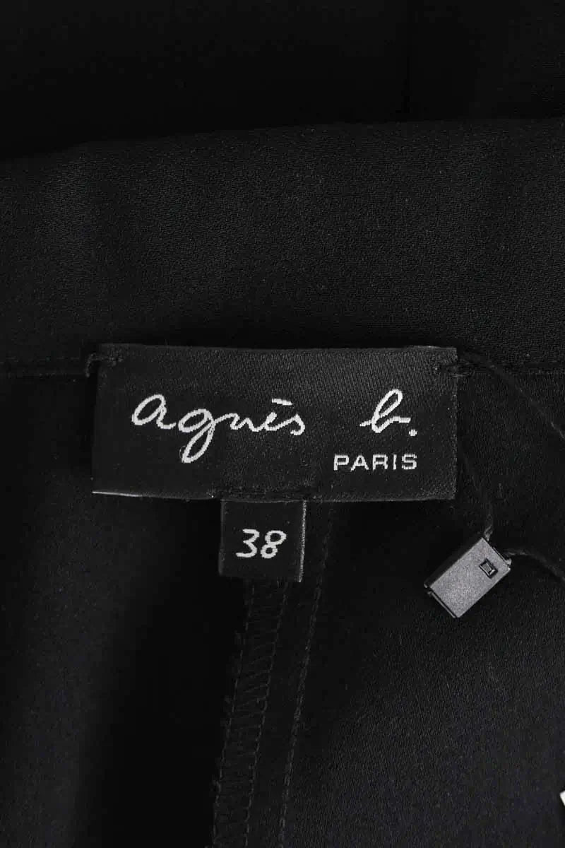 Veste Agnès B. Noir en Synthétique