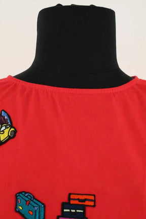 T-shirt Mira Mikati Rouge en Coton