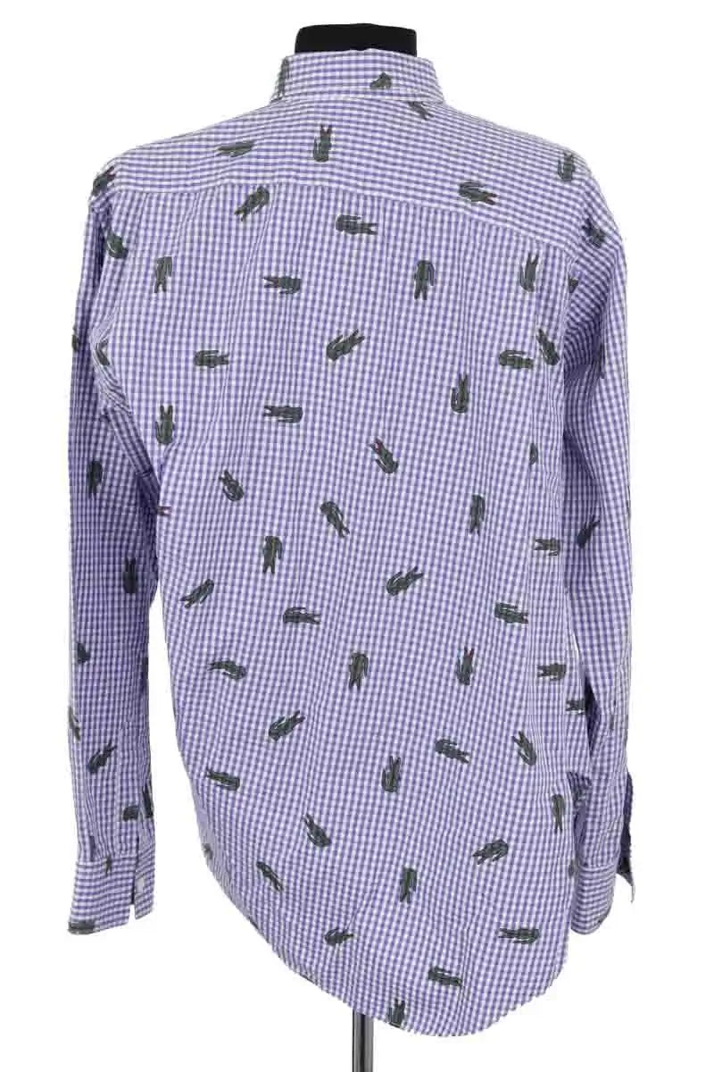 Chemise Lacoste Bleu en Coton