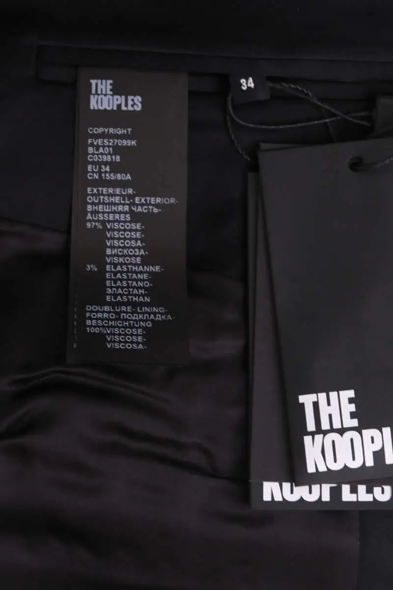 Blazer The Kooples Noir en Viscose