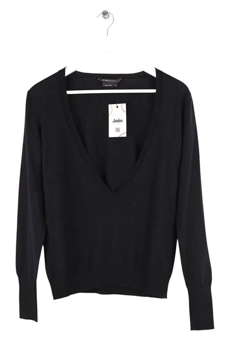 Pull BCBG Max Azria Noir en Laine, taille S - Seconde Main