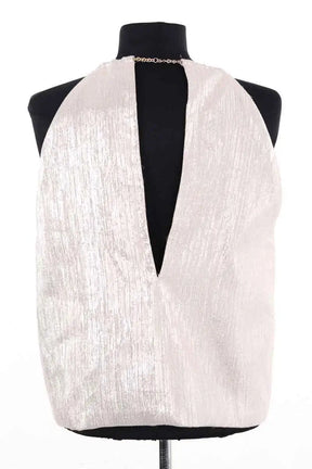 Top sans manche Maje Doré en Viscose