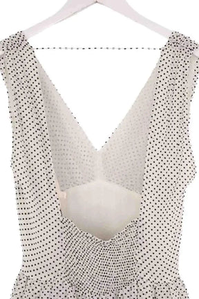 Robe Maje Blanc en Synthétique
