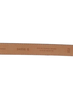 Ceinture Maison Boinet Noir en Cuir