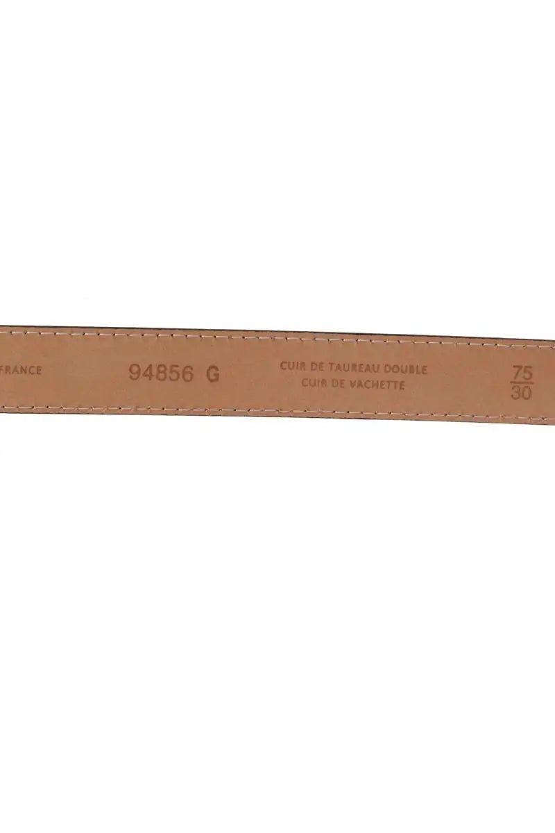 Ceinture Maison Boinet Noir en Cuir
