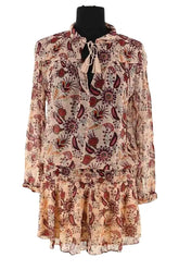 Robe Ba&Sh Rose en Viscose, taille S - Seconde Main