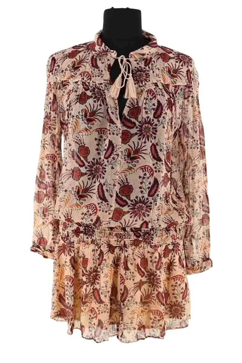 Robe Ba&Sh Rose en Viscose, taille S - Seconde Main