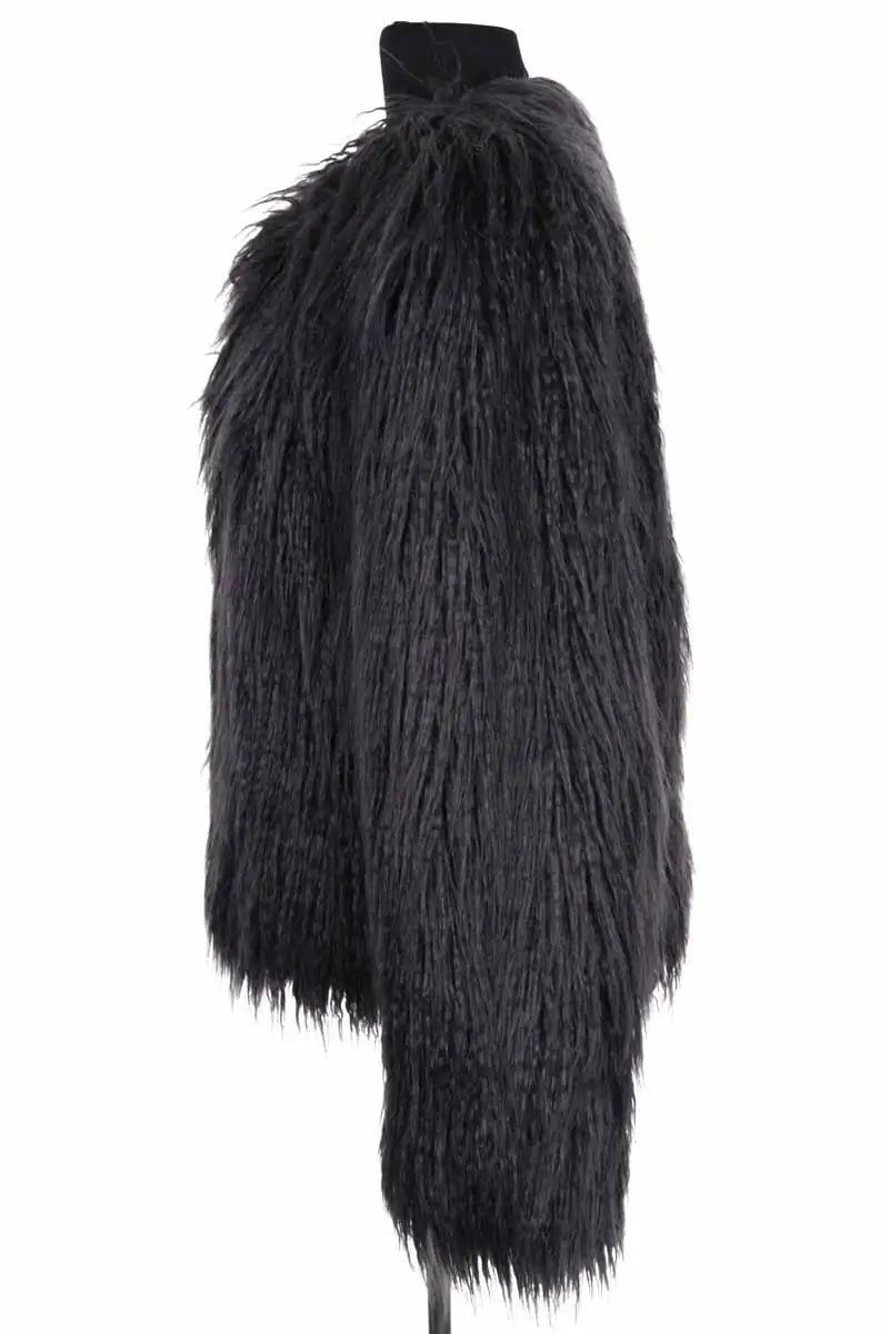 Manteau Zadig & Voltaire Freddie Anthracite en Fausse fourrure