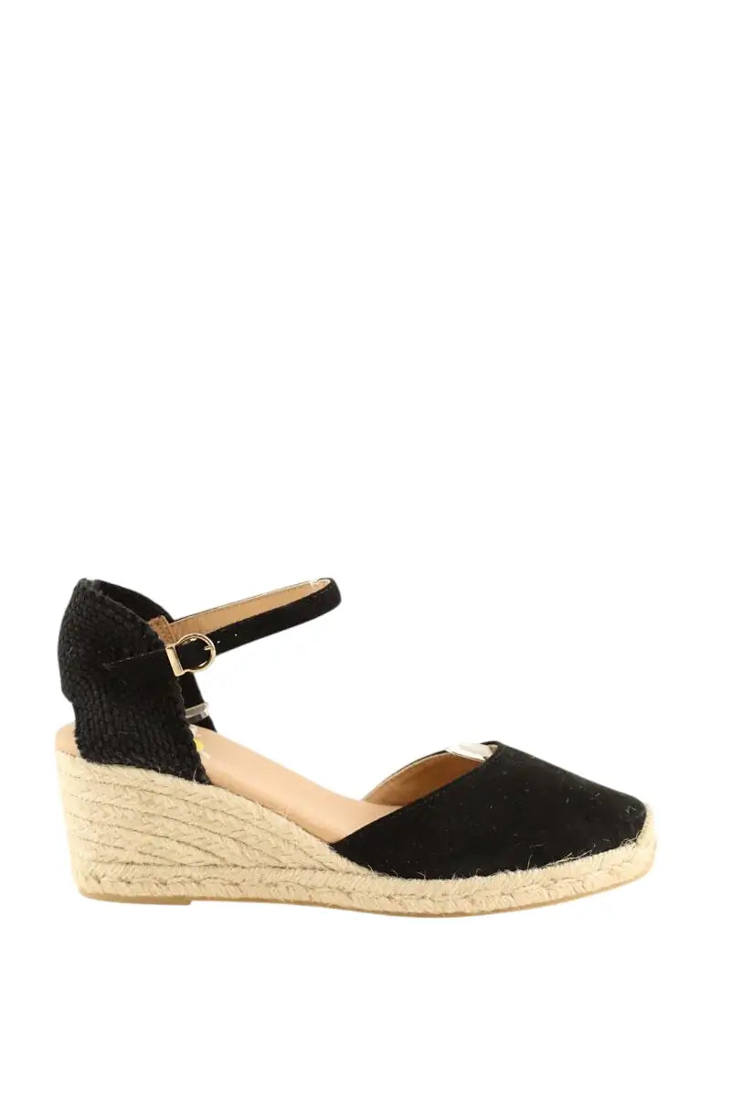 Sandales LK Bennett Marissa Noir en Daim, taille 41 - Seconde Main