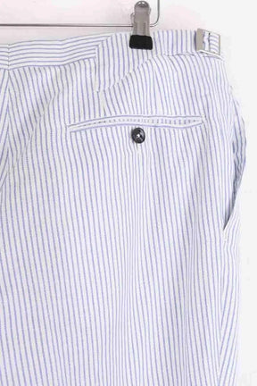 Pantalon droit Kiton Bleu en Coton