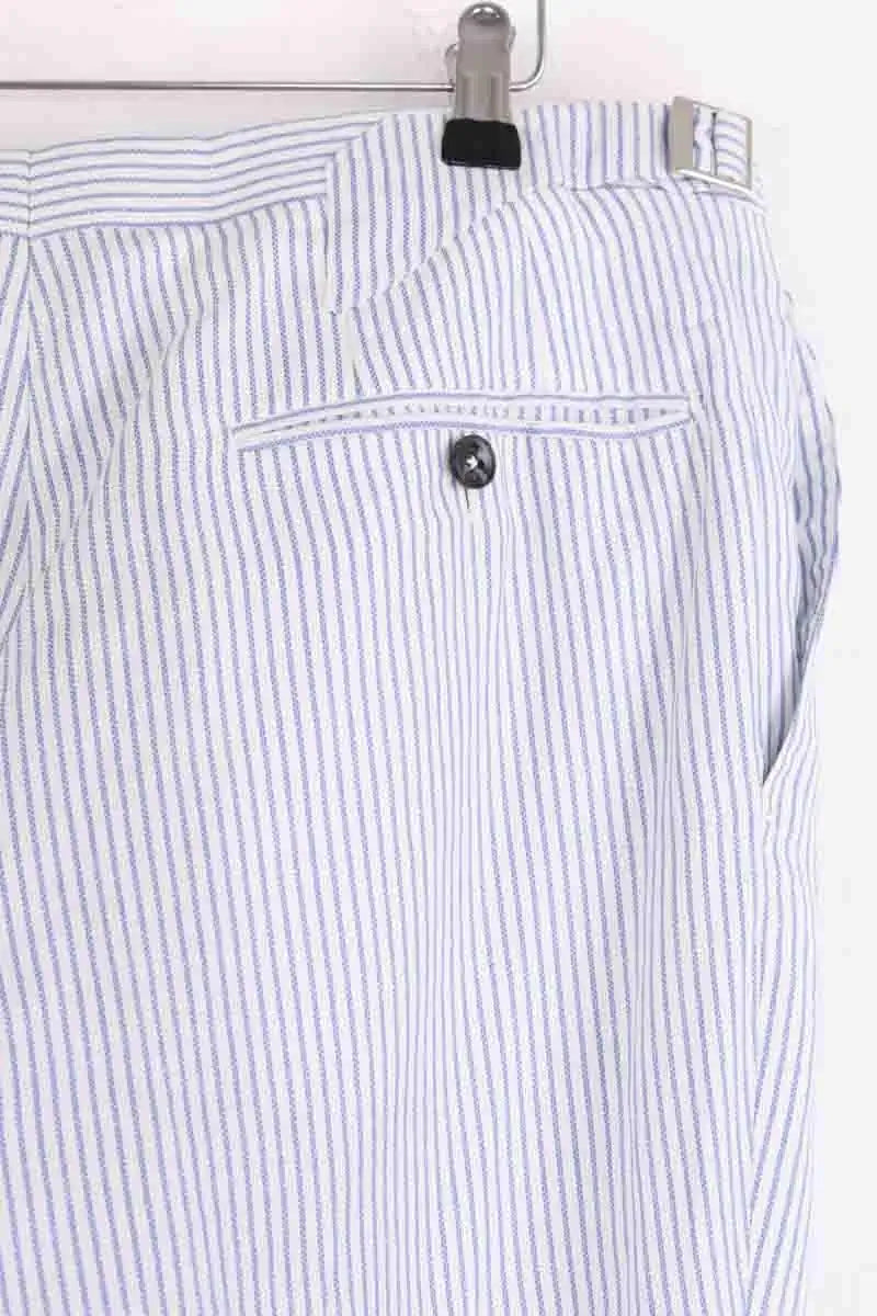 Pantalon droit Kiton Bleu en Coton