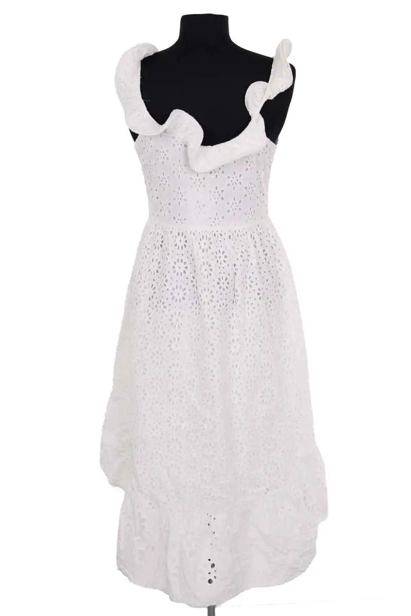 Robe Manoush Blanc en Coton