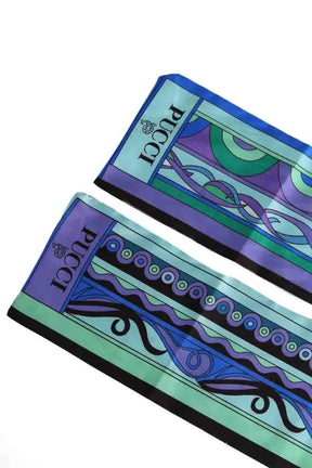 Twill Emilio Pucci Bleu en Soie
