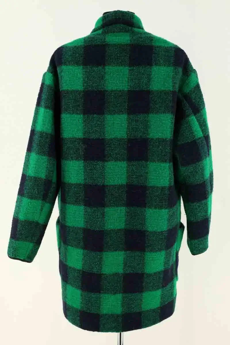 Manteau Isabel Marant Étoile Vert en Laine
