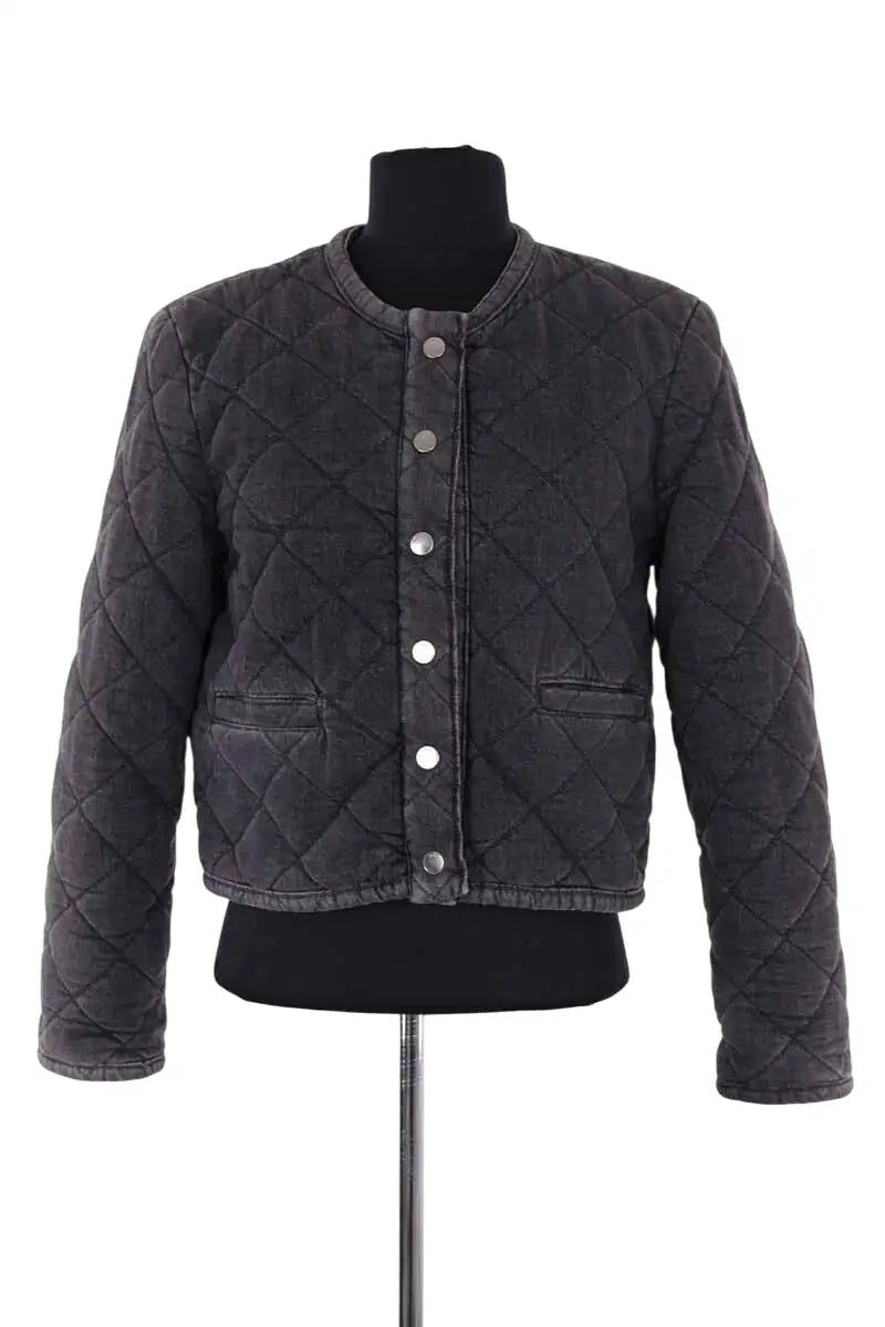 Veste Ba&Sh Anthracite en Coton, taille XS - Seconde Main