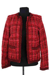Veste The Kooples Rouge en Laine, taille XXS - Seconde Main