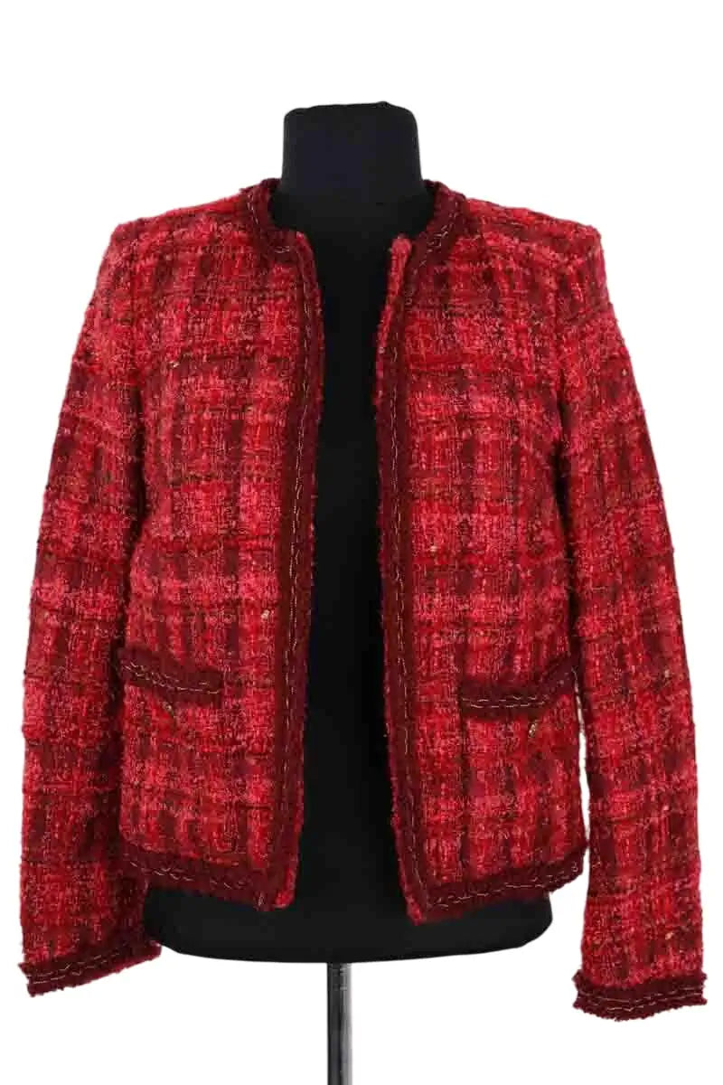 Veste The Kooples Rouge en Laine, taille XXS - Seconde Main
