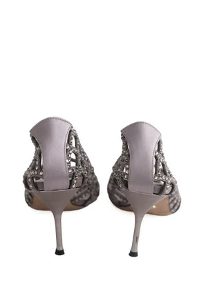 Talons Sergio Rossi Gris en Cuir