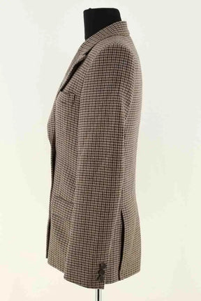Blazer Maje Marine en Laine