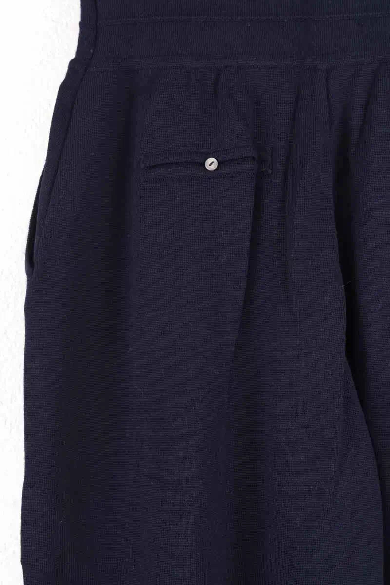 Pantalon large Molli Marine en Laine