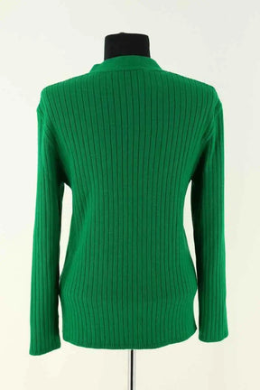Cardigan Make My Lemonade Vert en Laine