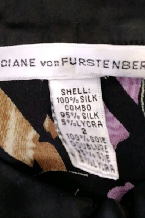 Robe Diane Von Furstenberg  Noir