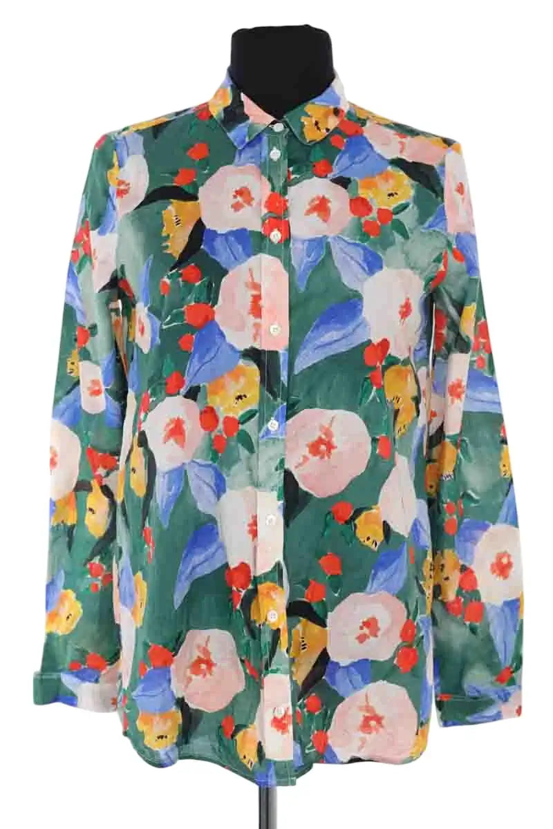 Chemise Sézane Multicolore en Coton, taille XS - Seconde Main