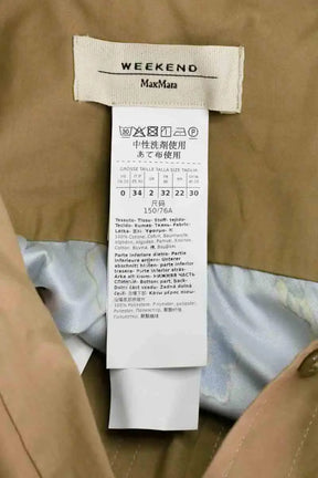 Chemise Max Mara Camel en Coton