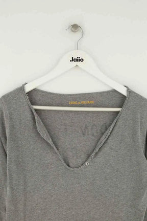 Top Zadig & Voltaire Gris en Coton