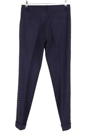 Pantalon droit Parosh Bleu en Laine