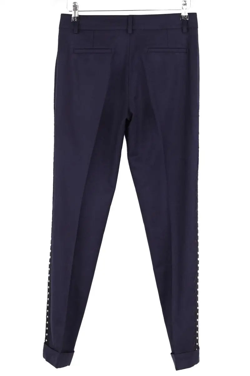 Pantalon droit Parosh Bleu en Laine