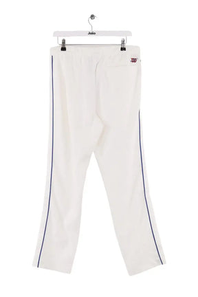 Pantalon de sport Wilson Mercer track pant Blanc en Synthétique